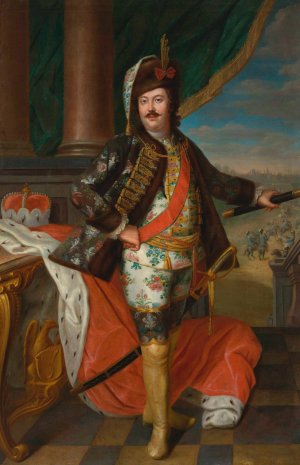 Portrait of Hieronim Florian Radziwill Oil painting by Jakub Wessel