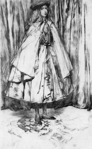 Annie Haden Oil painting by James Abbott McNeill Whistler