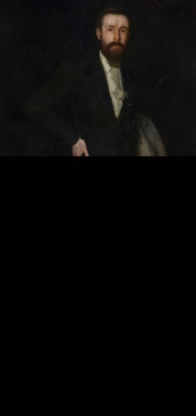 Arrangement in Black; Portrait of F. R. Leyland by James Abbott McNeill Whistler Oil Painting