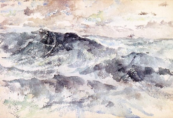 Main Product Photo of Arrangement in Blue and Silver - The Great Sea Painting by James Abbott McNeill Whistler