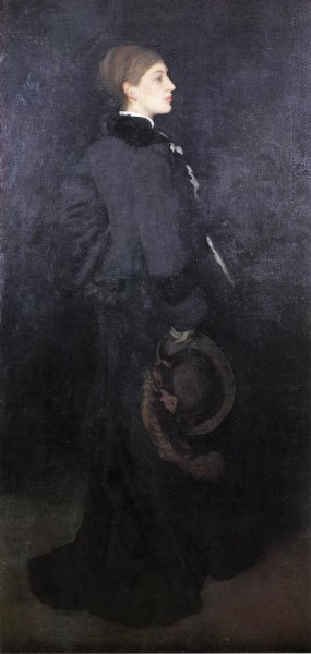 Arrangement in Brown and Black: Portrait of Miss Rosa Corder Oil painting by James Abbott McNeill Whistler