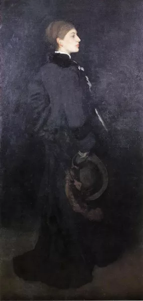 Arrangement in Brown and Black: Portrait of Miss Rosa Corder Oil painting by James Abbott McNeill Whistler