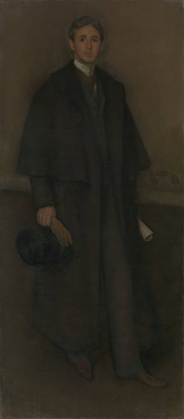Arrangement in Flesh Color and Brown; Portrait of Arthur Jerome Eddy by James Abbott McNeill Whistler Oil Painting