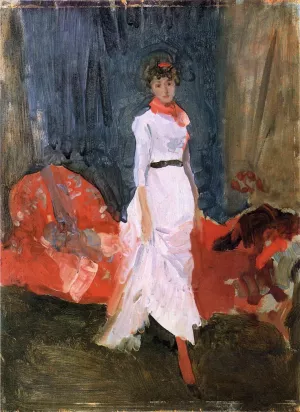 Arrangement in Pink, Red and Purple by James Abbott McNeill Whistler - Oil Painting Reproduction