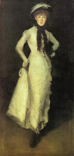 Arrangement in White and Black by James Abbott McNeill Whistler Oil Painting