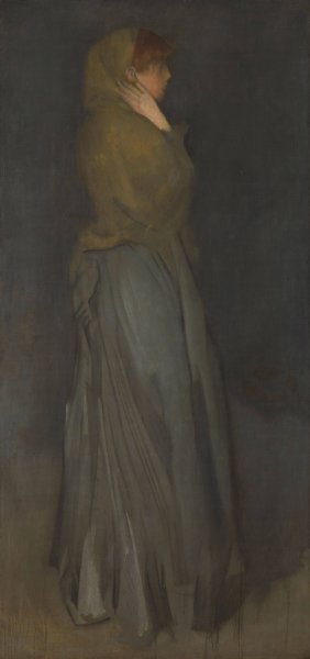 Arrangement in Yellow and Gray; Effie Deans by James Abbott McNeill Whistler Oil Painting
