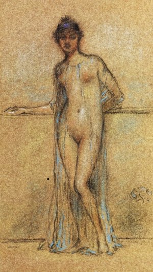 Blue and Violet II Oil painting by James Abbott McNeill Whistler