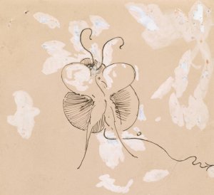 Butterfly by James Abbott McNeill Whistler Oil Painting