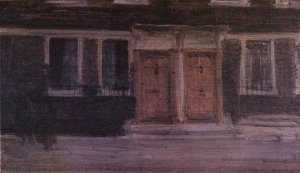 Chelsea Houses by James Abbott McNeill Whistler Oil Painting