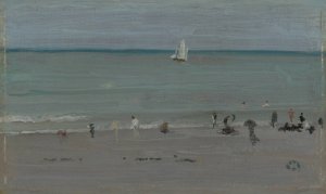Coast Scene, Bathers by James Abbott McNeill Whistler Oil Painting