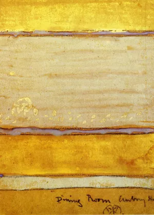 Colour Scheme for the Dining-Room of Aubrey House Oil painting by James Abbott McNeill Whistler