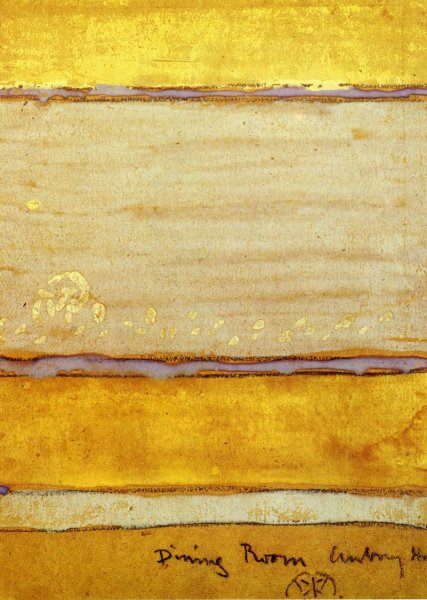 Colour Scheme for the Dining-Room of Aubrey House by James Abbott McNeill Whistler - Hand-Painted Oil Painting Reproduction