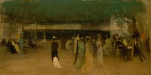 Cremorne Gardens, No. 2 by James Abbott McNeill Whistler Oil Painting
