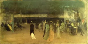 Cremorne Gardens, No. 2 by James Abbott McNeill Whistler - Oil Painting Reproduction