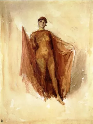 Dancing Girl by James Abbott McNeill Whistler Oil Painting