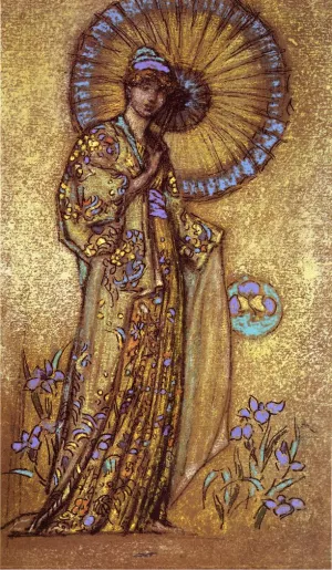 Design for a Mosaic Oil painting by James Abbott McNeill Whistler