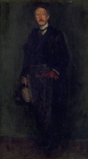 Edward Guthrie Kennedy by James Abbott McNeill Whistler Oil Painting