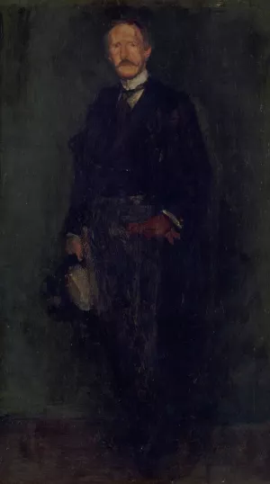 Edward Guthrie Kennedy by James Abbott McNeill Whistler Oil Painting