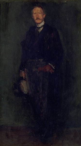 Edward Guthrie Kennedy  by James Abbott McNeill Whistler - Hand-Painted Oil Painting Reproduction