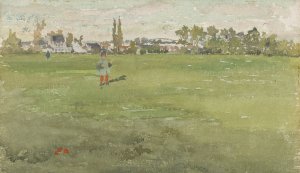 Green and Silver- Beaulieu, Touraine by James Abbott McNeill Whistler Oil Painting