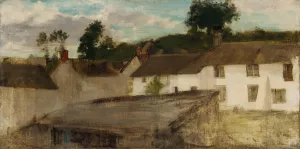 Green and Silver; The Devonshire Cottages by James Abbott McNeill Whistler Oil Painting