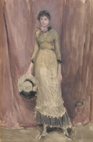 Harmony in Violet and Amber by James Abbott McNeill Whistler Oil Painting