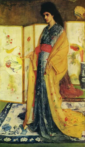 La Princesse du Pays de la Porcelaine by James Abbott McNeill Whistler Oil Painting