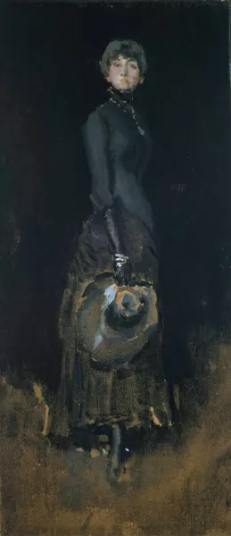Lady in Gray Oil painting by James Abbott McNeill Whistler
