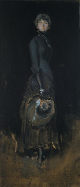 Lady in Gray Oil painting by James Abbott McNeill Whistler