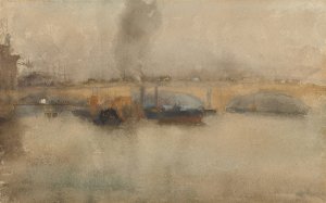 London Bridge by James Abbott McNeill Whistler Oil Painting