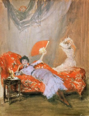 Milly Finch Oil painting by James Abbott McNeill Whistler
