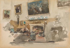 Moreby Hall by James Abbott McNeill Whistler Oil Painting