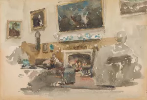 Moreby Hall by James Abbott McNeill Whistler Oil Painting