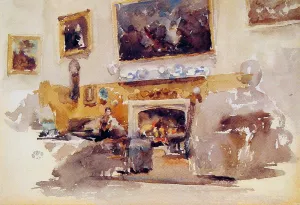 Moreby Hall painting by James Abbott McNeill Whistler