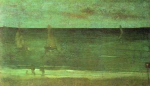 Nocturne: Blue and Silver - Bognor Oil painting by James Abbott McNeill Whistler