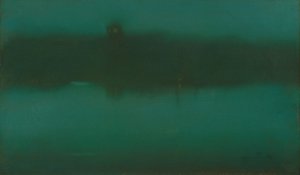 Nocturne: Grey and Silver Oil painting by James Abbott McNeill Whistler