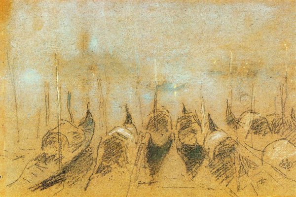 Nocturne: San Giorgio by James Abbott McNeill Whistler - Hand-Painted Oil Painting Reproduction