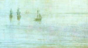Nocturne: the Solent Oil painting by James Abbott McNeill Whistler