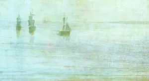 Nocturne: the Solent by James Abbott McNeill Whistler - Oil Painting Reproduction