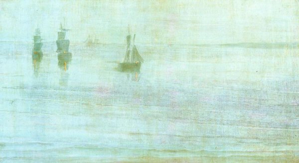 Main Product Photo of Nocturne: the Solent Painting by James Abbott McNeill Whistler