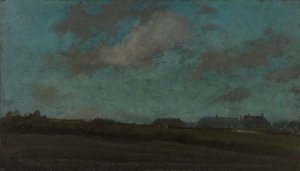 Note in Blue and Opal—The Sun Cloud by James Abbott McNeill Whistler Oil Painting