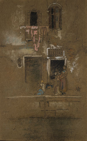 Note in Pink and Brown Oil painting by James Abbott McNeill Whistler
