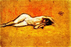 Nude Reclining by James Abbott McNeill Whistler - Oil Painting Reproduction