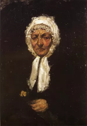 Old Mother Gerard by James Abbott McNeill Whistler Oil Painting