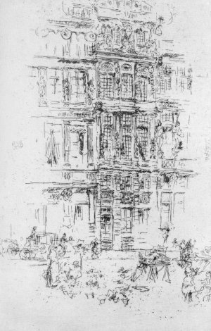 Palaces, Brussels Oil painting by James Abbott McNeill Whistler
