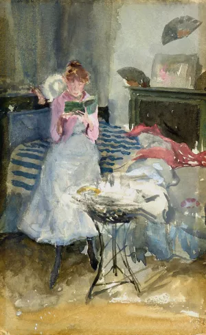 Pink Note-The Novelette by James Abbott McNeill Whistler Oil Painting