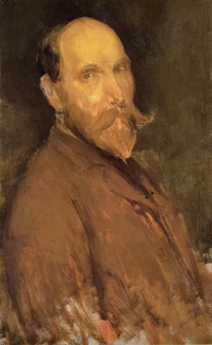 Portrait of Charles L. Freer by James Abbott McNeill Whistler Oil Painting