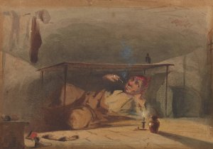 Sam Weller's Landlord in the Fleet by James Abbott McNeill Whistler Oil Painting
