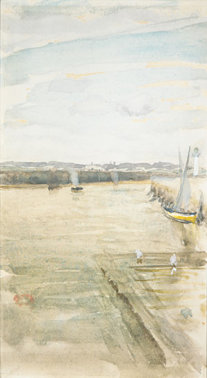 Scene on the Mersey Oil painting by James Abbott McNeill Whistler