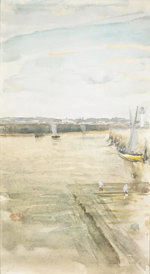 Scene on the Mersey by James Abbott McNeill Whistler Oil Painting